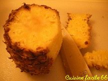 Ananas rti aux pices et Muscat de Rivesaltes