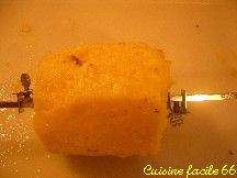 Ananas rti aux pices et Muscat de Rivesaltes